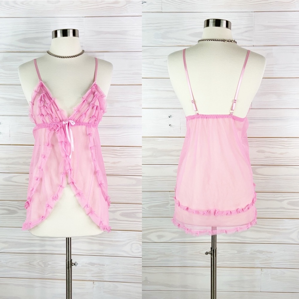 Sleepwear Lingerie Sexy Intimate sheer chemise S